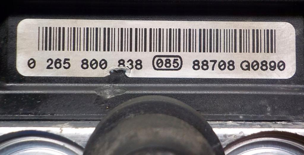 PEUGEOT 308 Pumpa ABS 0265232348 9660107180