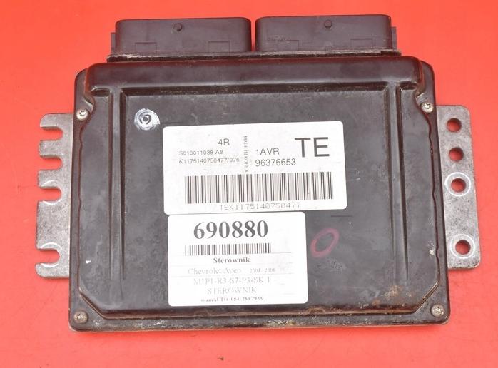 CHEVROLET AVEO I riadiaca jednotka Motor 96376653