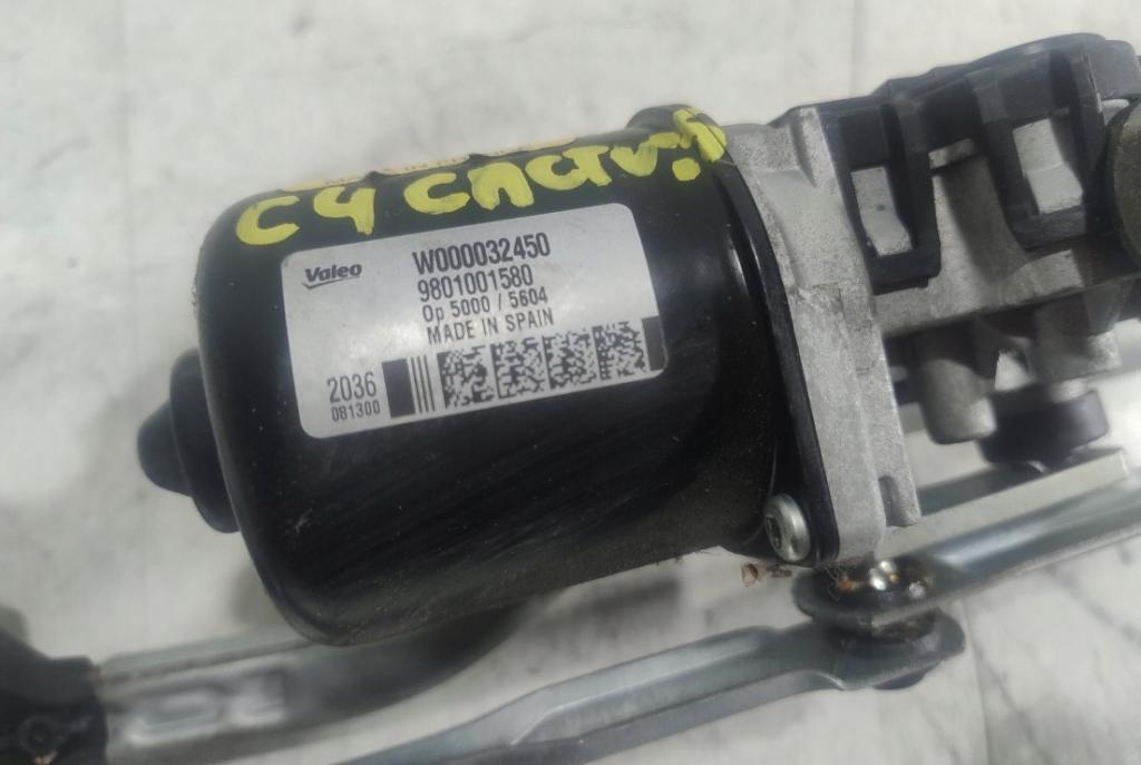 Citroen C4 Cactus  2016 81 kW 1.2THP 110KM 14-17 1200 Mechanizmus stieračov predný 9801001580 (Motorčeky stieračov predné)