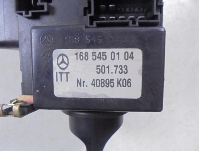 MERCEDES-BENZ KLASA A (W168) HB 2001 44,00 A 160 CDI (168.007) - OM 668.941 1689,00 prepínač svetlá 1685450104