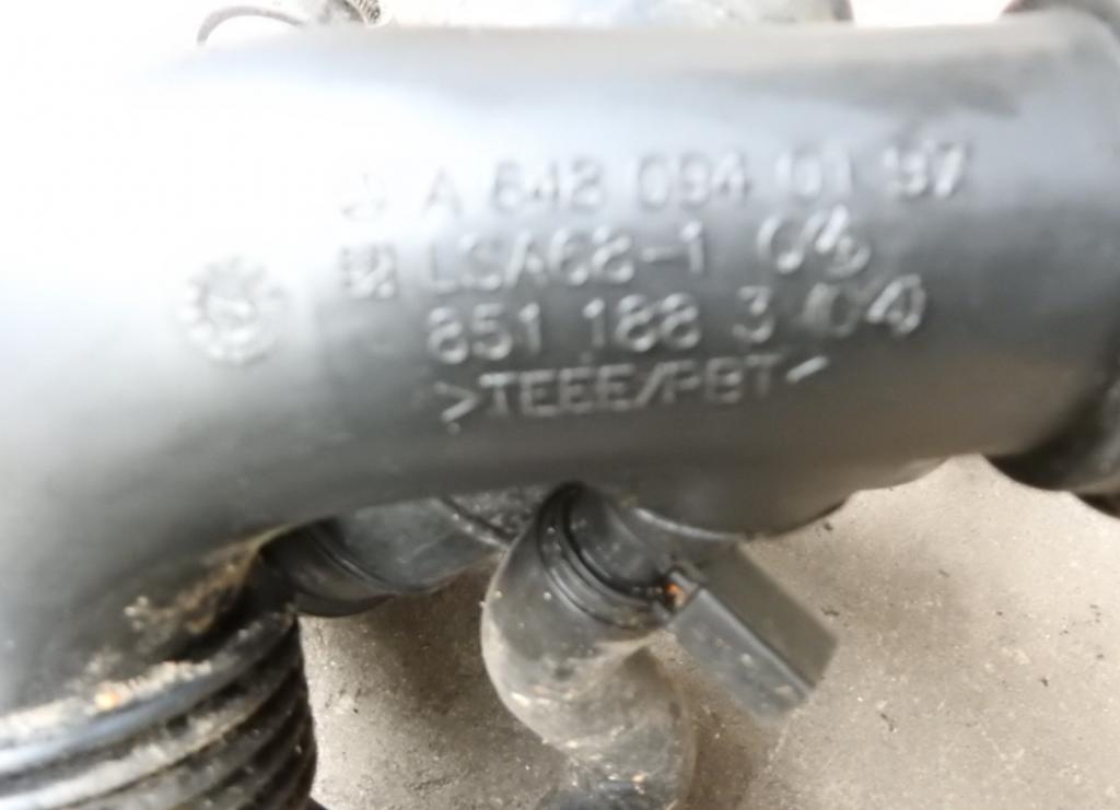 Mercedes W211 3.2 CDI vzduchové potrubie A6480940197