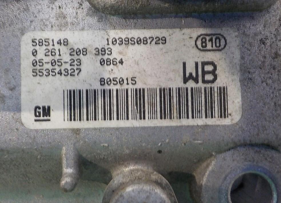Opel Corsa C 2000-2006 1.0 12v 60 HP manual 44 kW 998 cm3 Jednotka riadiaca 0261208393
