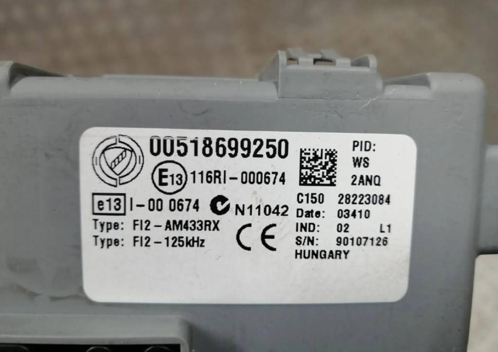 FIAT GRANDE PUNTO (199_) 2005 - 2022    1.4 (199AXB11, 199AXB1A, 199BXB1A, 199AXL1A) 57 kW  Modul BSI 00518699250 (Poistkové skrinky)