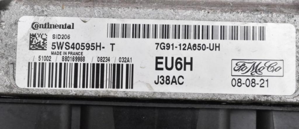 FORD MONDEO MK4 2.0 TDCI riadiaca jednotka motora 7G91-12A650-UH