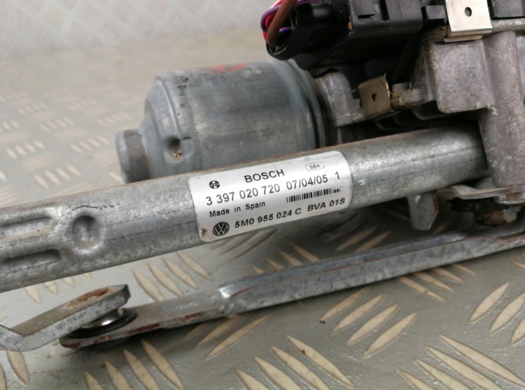 Vw Golf plus 1.6 FSI 116 HP manual 85 kW 1598 cm3 5- mechanizmus stieračov 5M0955024C