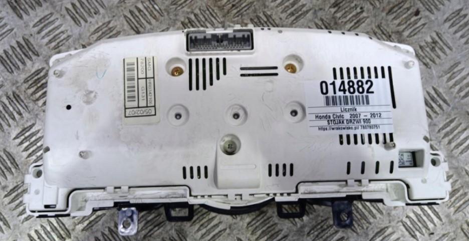 Honda Civic VIII 2006-2011 1.8 16v 140 HP manual 103 kW 1799 cm3 Prístrojovka/ budíky HR0342106