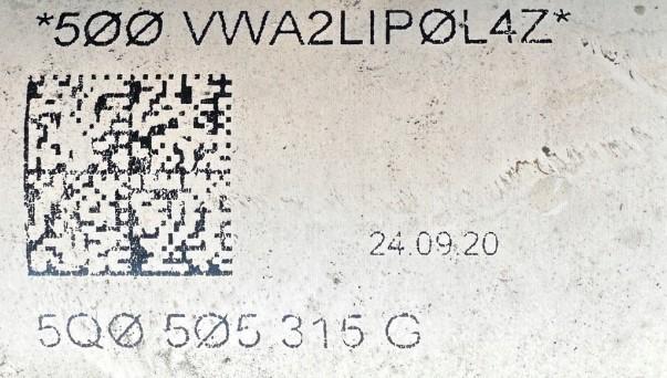 Vw Golf 2016 výstuha Pozastavenia: zad 5Q0505315G