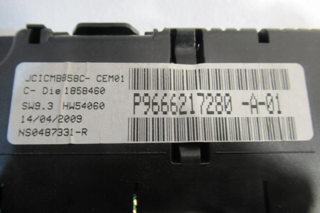 CITROEN C4 PICASSO GRAND 2008 100kw GRAND 1997 Prístrojovka 9666217280 (Prístrojové dosky, displeje)