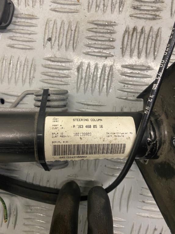 MERCEDES BENZ M W163 FL 2.7 ML 270 CDI (163.113) OM 612.963 automatic 5 stupňová 120 kW 163 km spinačka 1635459132/A1634600516/05047020