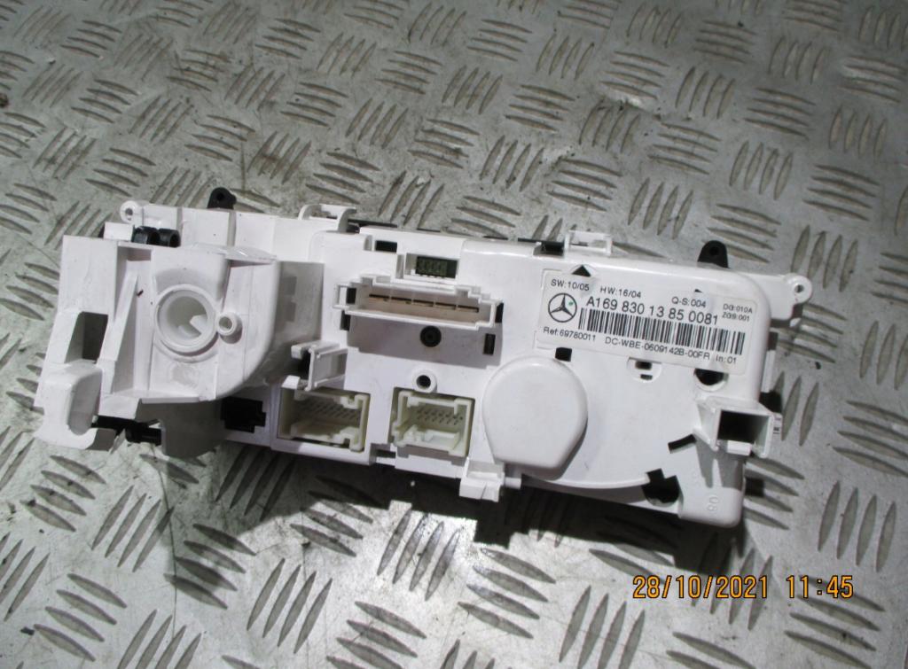 MERCEDES W169 W245 PANEL KLIMATIZÁCIE A1698301385
