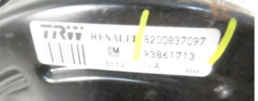 posilovač 8200837097 OPEL VIVARO I 2.0 CDTI M9R 786, M9R 780, M9R 784, M9R 788  0 0 84,00000000 114 5
