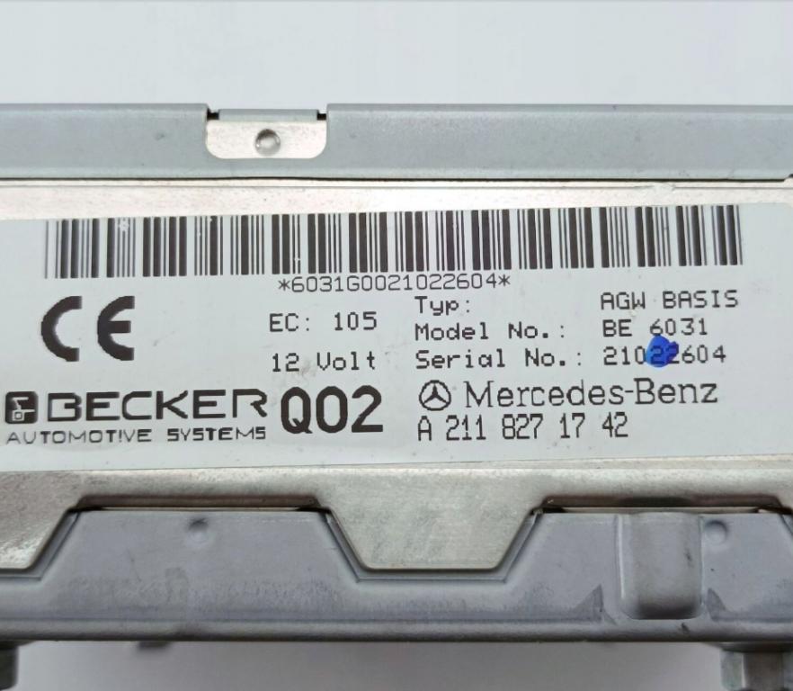 MERCEDES W211 ZOSILŇOVAČ BECKER 2118271742