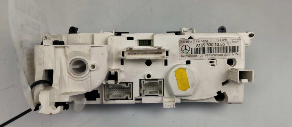 MERCEDES W169 W245 PANEL KLIMATIZÁCIE A1698301385