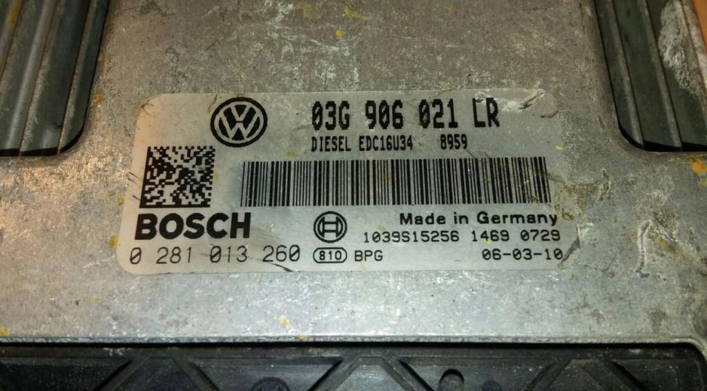 Vw Passat B6 2005-2010 1.9 tdi 105 HP manual 77 kW 1896 cm3 Jednotka riadiaca 03G906021LR