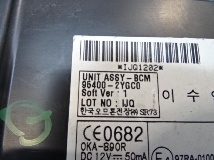 HYUNDAI ix35 (LM, EL, ELH) 2009 - 2022    2.0 CRDi 135 kW [184 KM] olej napędowy 2012 - 2022  Modul Riadiaca jednotka 95400-2YGC0 (Ostatné)