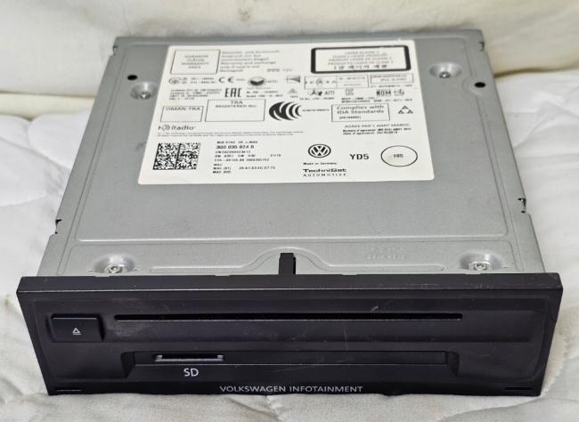 Rádio MIB2 MULTIMEDIA + čítačka SD VW PASSAT B8 GOLF VII 3Q0035824B
