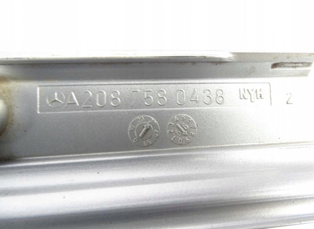 MERCEDES-BENZ CLK (C208)  Lišta dverí zad chróm  A2087580438
