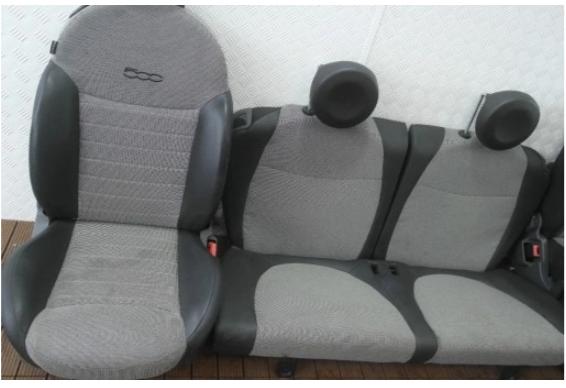 FIAT 500 500C CABRIO/COUPE 07-14 Sedadla komplet