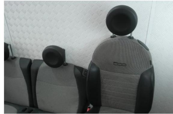FIAT 500 500C CABRIO/COUPE 07-14 Sedadla komplet