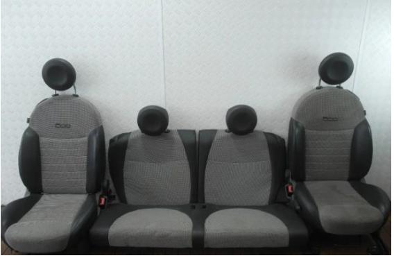 FIAT 500 500C CABRIO/COUPE 07-14 Sedadla komplet 