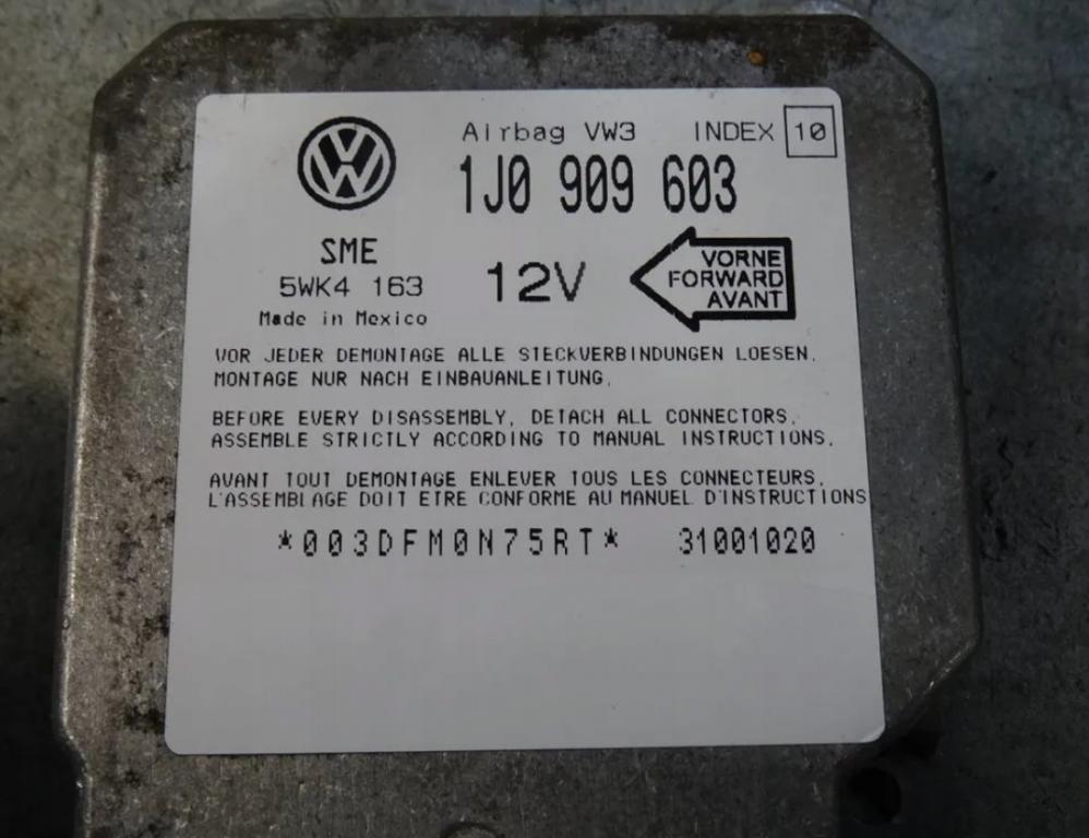 SEAT ALHAMBRA SHARAN 1999 110  SHARAN 1.9 TDI senzor airbag 1J0909603 (Snímače)