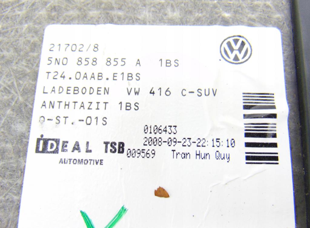 VW TIGUAN I Koberec- podlaha kufra 5N0858855A