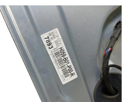 KIA CARENS III (2006-2011) Mechanizmus stahovania okna zadny pravy