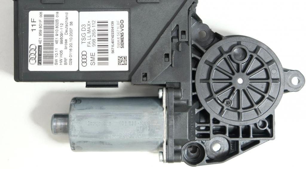 AUDI A8 D3 (4E2, 4E8) 2002 - 2010 S8 quattro 331 kW [450 KM] 2006 - 2010  Motorček okna predný ľavy 4E1959801F (Predné ľavé)