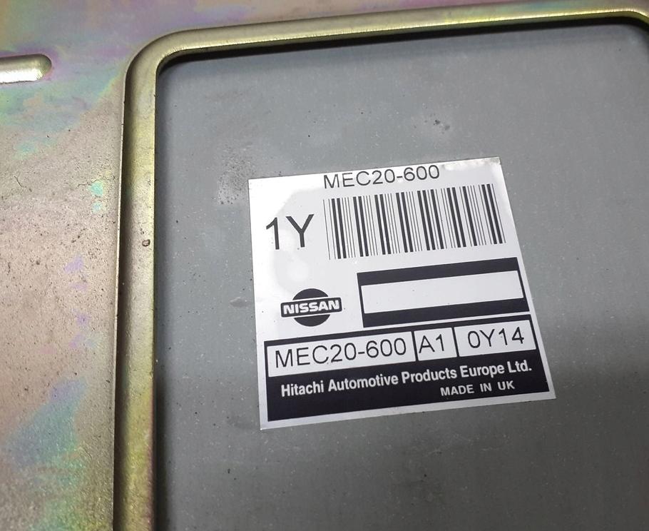 Nissan Almera N16 2000-2006 1.5 16V - 90 HP manual 66 kW 1498 cm3  Jednotka riadiaca MEC20-600