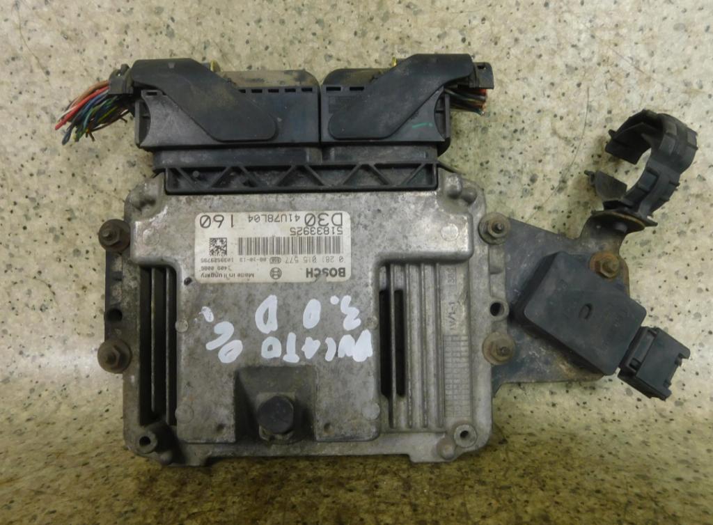 Fiat Ducato III 2006-2014 3.0 jtd 157Hp manual 115,5 kW 2999 cm3 5- Jednotka riadiaca 0281015577