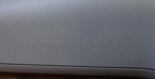 AUDI A4 B8 Spätné zrkadlo - FOTOCHROM 8R0857511