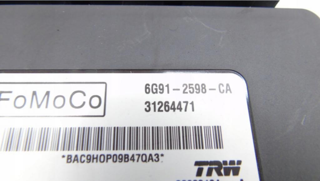 VOLVO S80 II 2009 151 KW II 2400 Modul 1 6G91-2598-CA