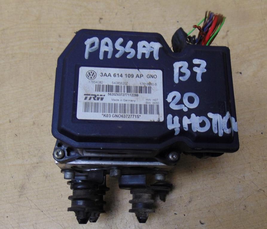 VW PASSAT B7 Variant (365) 2010 - 2015  2.0 TDI 103 kW [140 KM] Pumpa ABS 3AA614109AP (Pumpy ABS)
