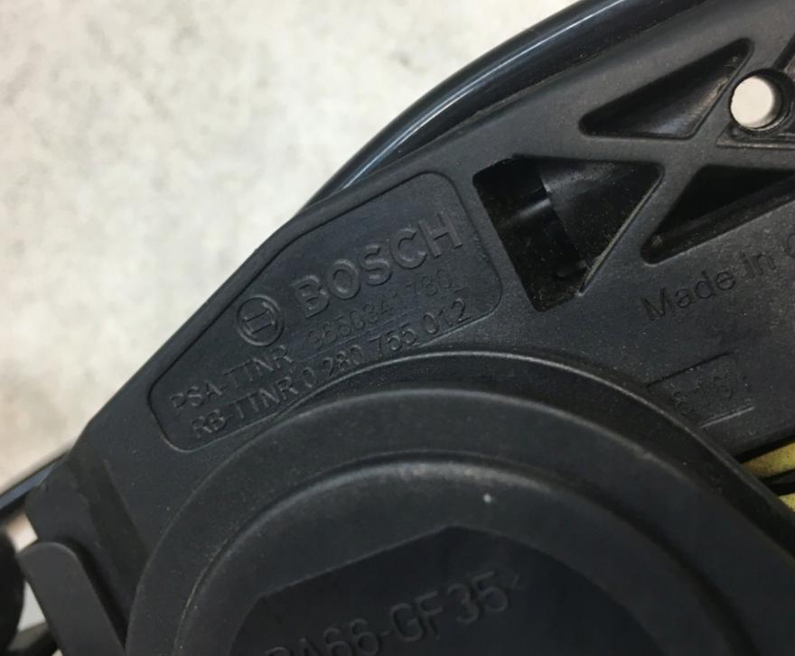 PEUGEOT 407  CITROEN C5 1.6 HDI pedál plynu  9650341780 0280755012