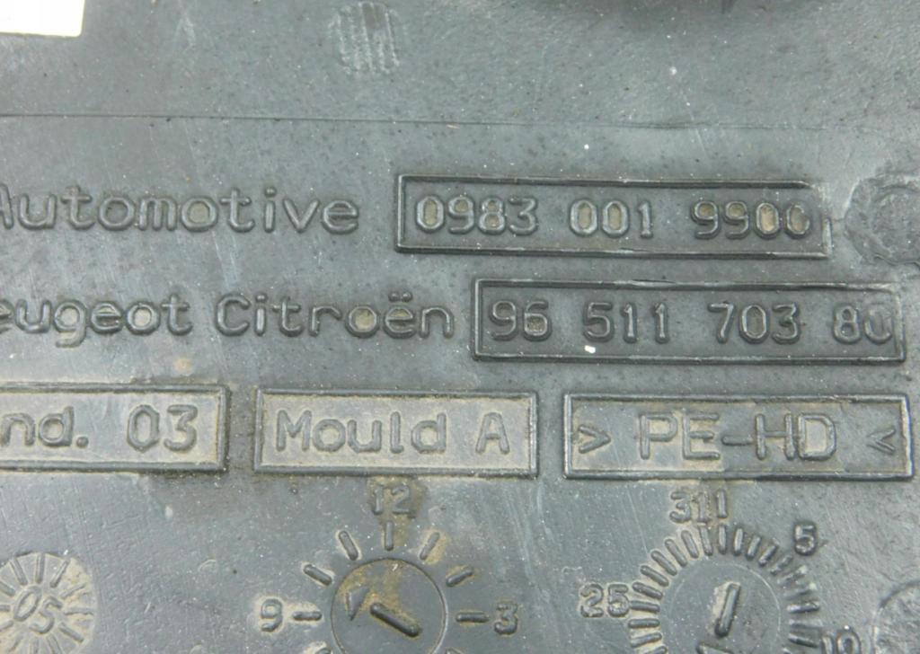 CITROEN C8 LIFT 2.2 HDI Nádržka DPF 9651170380