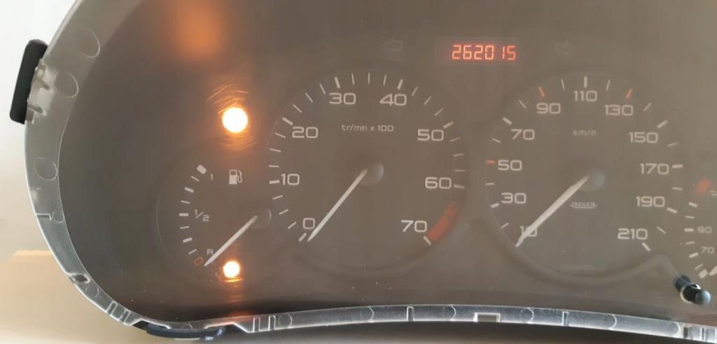 Peugeot 206 1.1 60 HP manual 44 kW 1124 cm3 3- prístrojovka/ budíky 9634961180 (Prístrojové dosky, displeje)