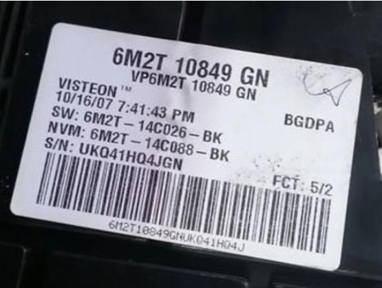 FORD S-MAX 06-23r pristrojova doska 6M2T10849GN