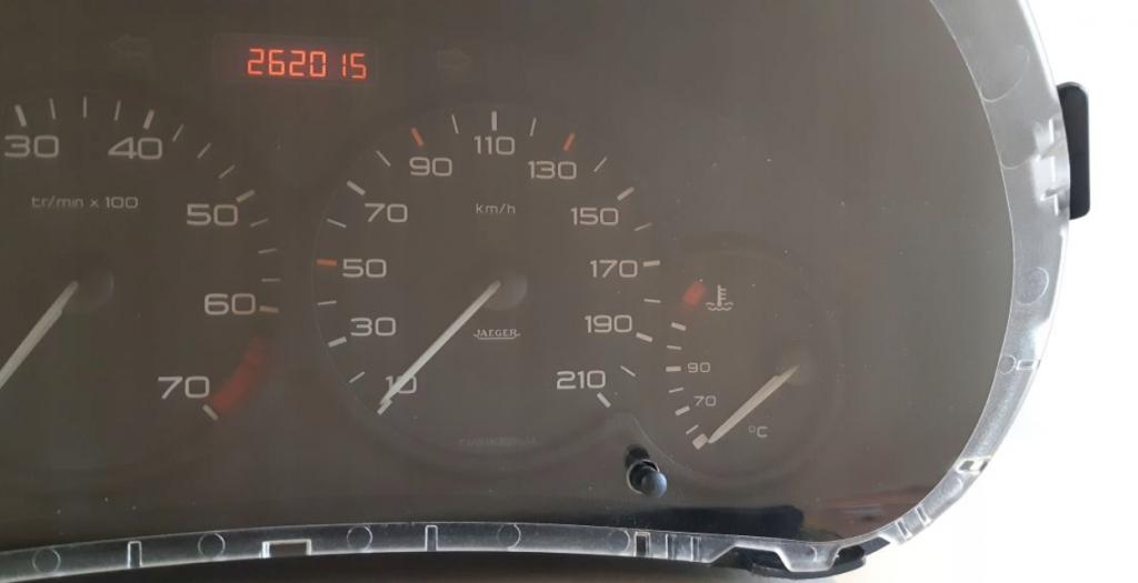 Peugeot 206 1.1 60 HP manual 44 kW 1124 cm3 3- prístrojovka/ budíky 9634961180 (Prístrojové dosky, displeje)