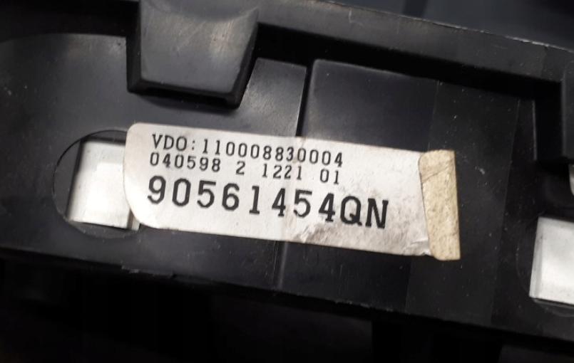 OPEL ASTRA II G 1.6 16V pristrojova doska 90561454QN
