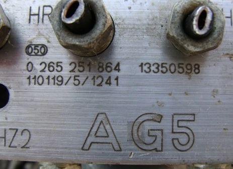 Opel Corsa D, ABS pumpa 13350598,0265951752