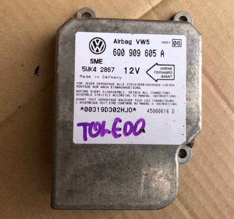 SEAT TOLEDO II 98-05 modul senzor-airbag 6Q0909605A