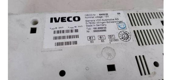 Iveco Daily III 1999-2006 2.8 HPI 145 HP manual 107 kW 2800 cm3 2- prístrojovka/ budíky 504055193