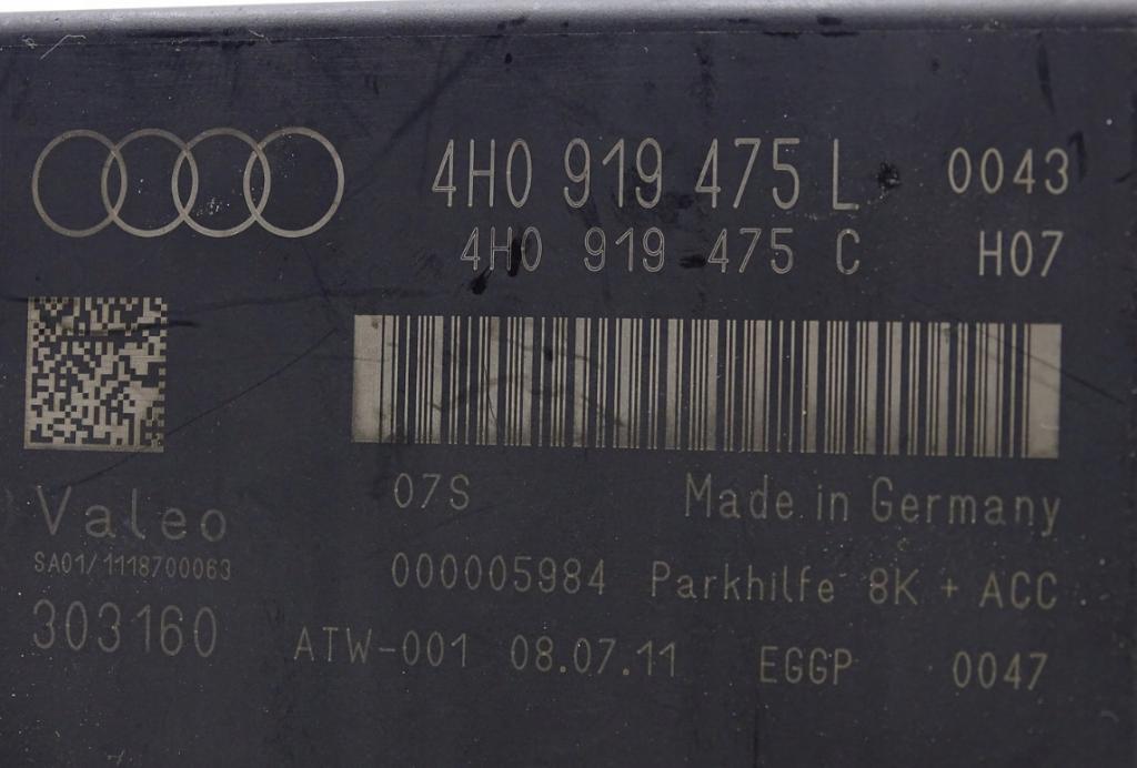 Audi A8 2012 riadiaca jednotka 4H0919475L