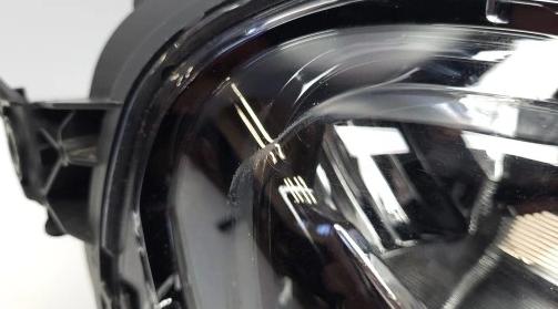 Citroen C3 0 Reflektor: v pravo: 9836161580