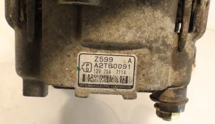 Mazda 323f 1.5 16v 88 HP manual 65 kW 1489 cm3 5- Alternator A2TB0091