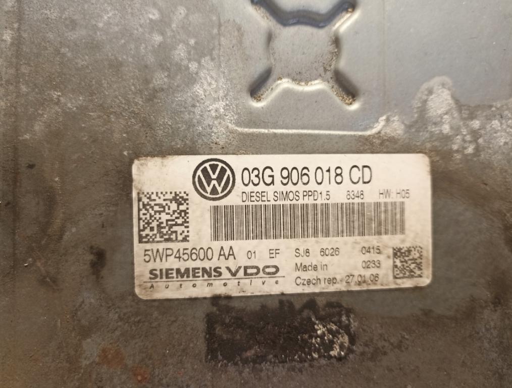 VW Passat B6 2.0 TDI Riadiaca jednotka 03G906018CD 5WP45600AA