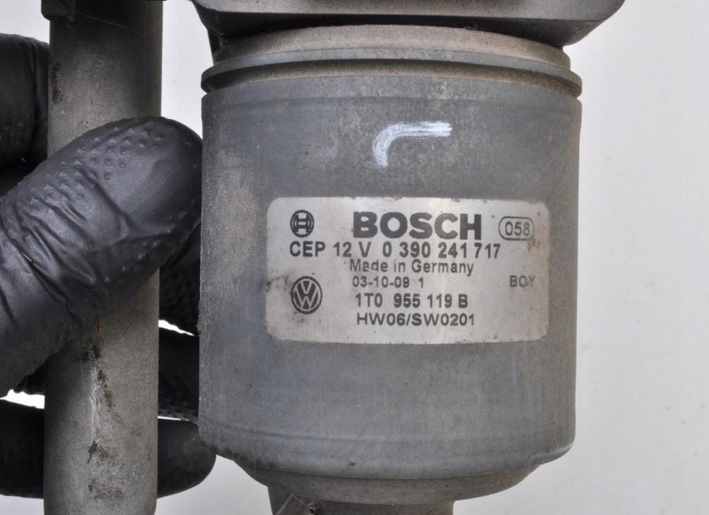 VW TOURAN Motorček stierača s mechanizmom ľavý 1T0955023D