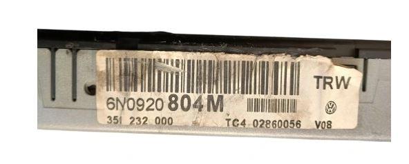 Volkswagen Polo III 6N2 FL  2001  HATCHBACK 5D 1.4TDI 75KM 99-01 1400 Prístrojovka 6N0920804M