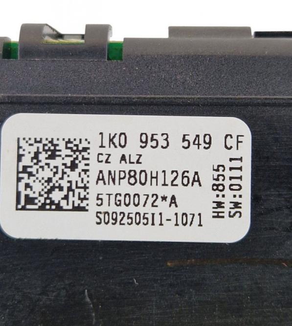 VW GOLF VI Variant (AJ5) 2009 - 2014 1.4 TSI 90 kW 2009 - 2013 Modul uhlu uhlu 1K0953549CF