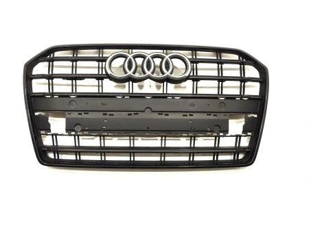 AUDI A6 C7 4G čierna farba maska Mriežka 4G0853653T